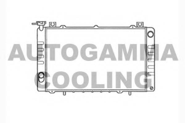 AUTOGAMMA 104101 Радіатор, охолодження двигуна