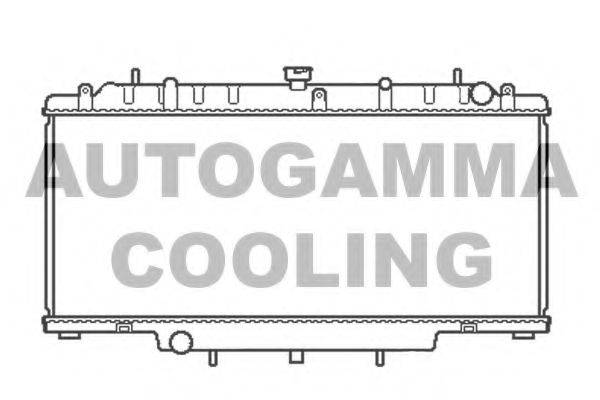 AUTOGAMMA 104157 Радіатор, охолодження двигуна