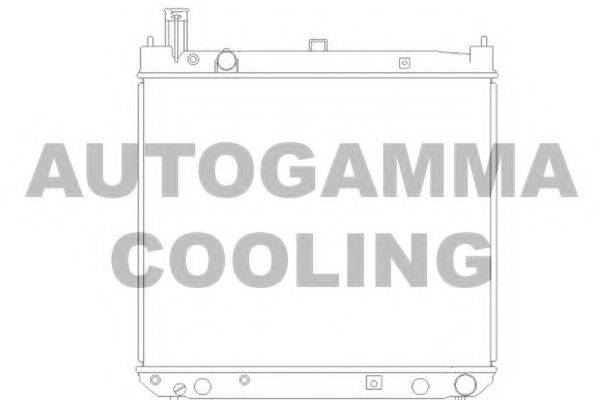 AUTOGAMMA 104195 Радіатор, охолодження двигуна