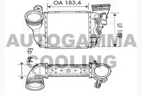 AUTOGAMMA 104614 Інтеркулер