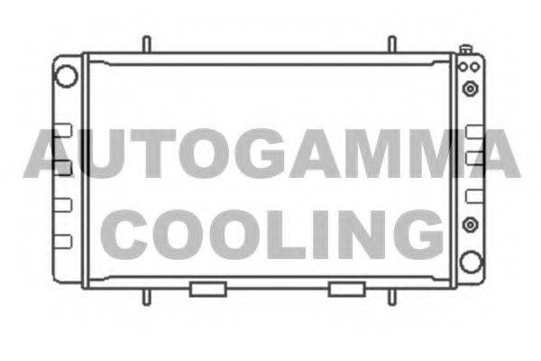 AUTOGAMMA 104660 Радіатор, охолодження двигуна