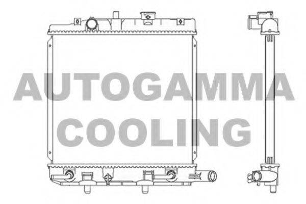 AUTOGAMMA 104677 Радіатор, охолодження двигуна