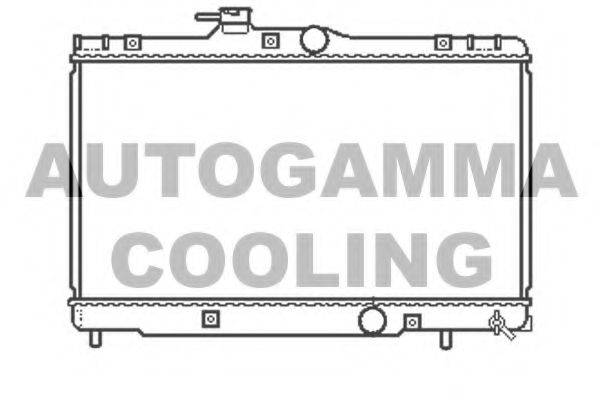 AUTOGAMMA 104721 Радіатор, охолодження двигуна