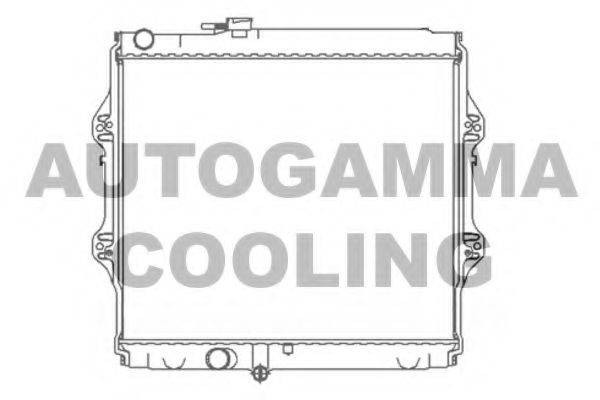AUTOGAMMA 104729 Радіатор, охолодження двигуна