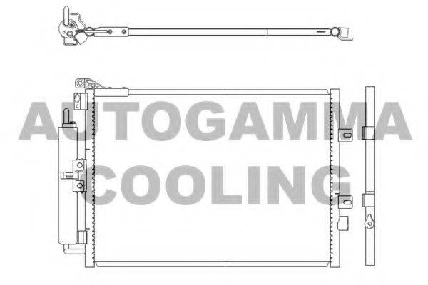 AUTOGAMMA 104916 Конденсатор, кондиціонер