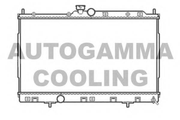 AUTOGAMMA 105051 Радіатор, охолодження двигуна