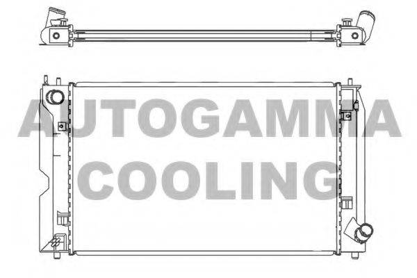 AUTOGAMMA 105059 Радіатор, охолодження двигуна