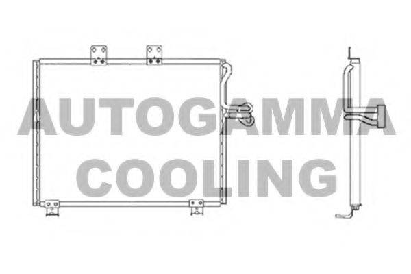 AUTOGAMMA 105080 Конденсатор, кондиціонер