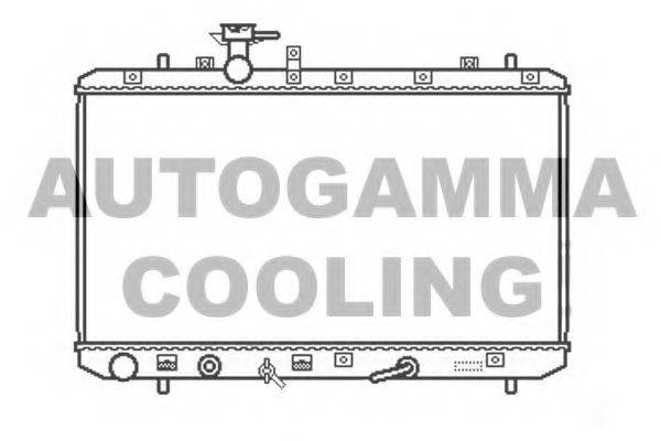 AUTOGAMMA 105112 Радіатор, охолодження двигуна