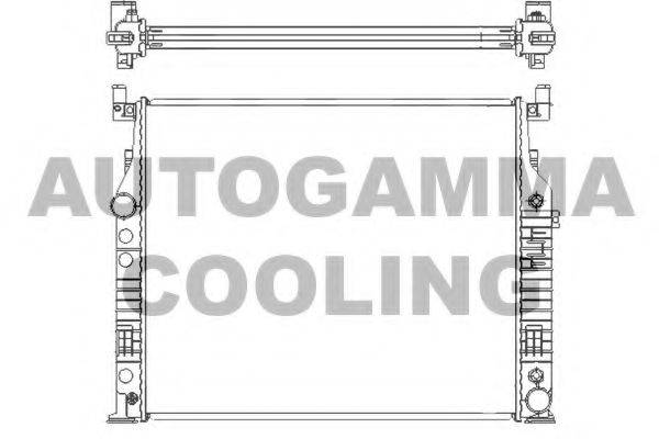 AUTOGAMMA 105169 Радіатор, охолодження двигуна