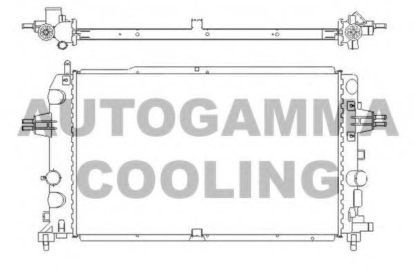 AUTOGAMMA 105175 Радіатор, охолодження двигуна
