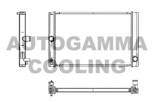 AUTOGAMMA 105178 Радіатор, охолодження двигуна