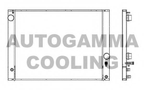AUTOGAMMA 105251 Радіатор, охолодження двигуна