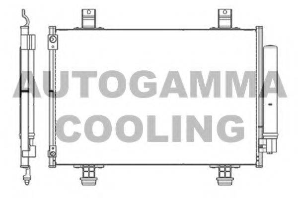 AUTOGAMMA 105345 Конденсатор, кондиціонер