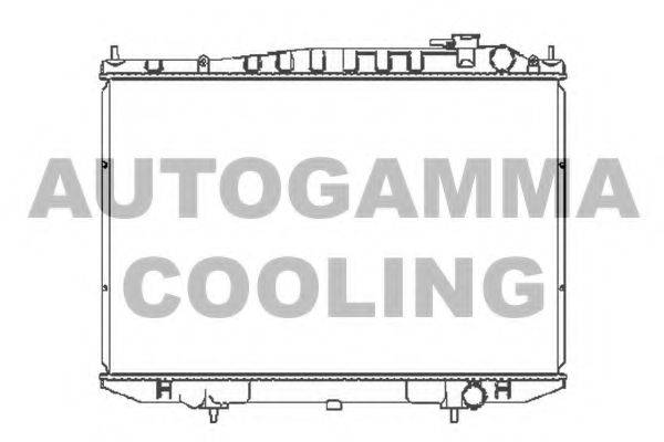 AUTOGAMMA 105387 Радіатор, охолодження двигуна