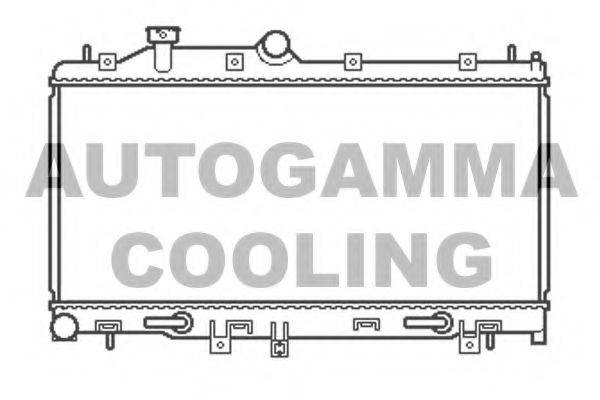 AUTOGAMMA 105492 Радіатор, охолодження двигуна