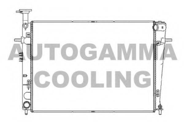 AUTOGAMMA 105534 Радіатор, охолодження двигуна