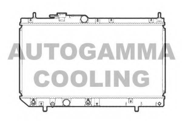 AUTOGAMMA 105565 Радіатор, охолодження двигуна