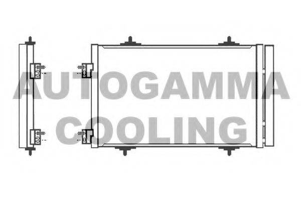 AUTOGAMMA 105584 Конденсатор, кондиціонер
