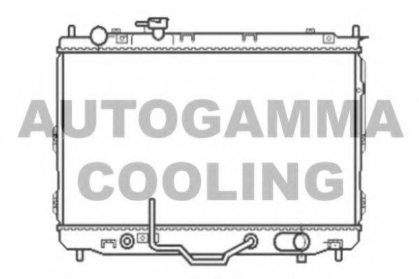 AUTOGAMMA 105802 Радіатор, охолодження двигуна