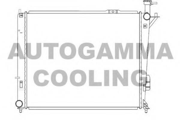 AUTOGAMMA 105840 Радіатор, охолодження двигуна