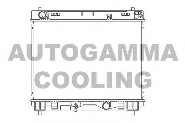 AUTOGAMMA 105909 Радіатор, охолодження двигуна