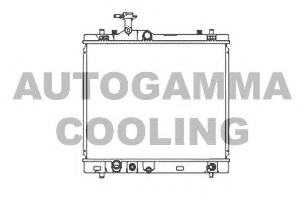 AUTOGAMMA 107127 Радіатор, охолодження двигуна