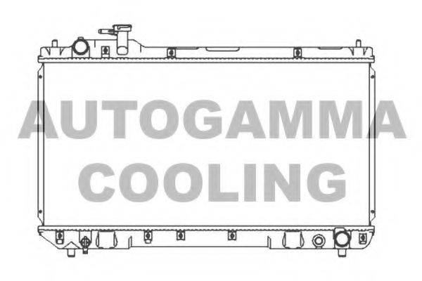 AUTOGAMMA 107131 Радіатор, охолодження двигуна