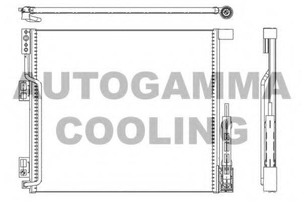 AUTOGAMMA 107154 Конденсатор, кондиціонер