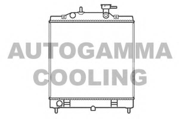 AUTOGAMMA 107227 Радіатор, охолодження двигуна