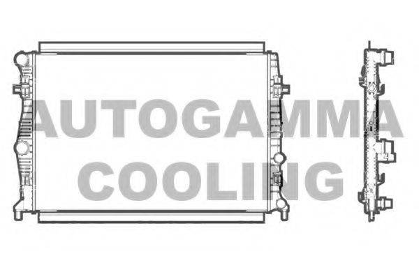 AUTOGAMMA 107238 Радіатор, охолодження двигуна