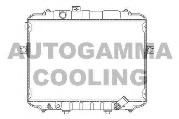 AUTOGAMMA 107324 Радіатор, охолодження двигуна