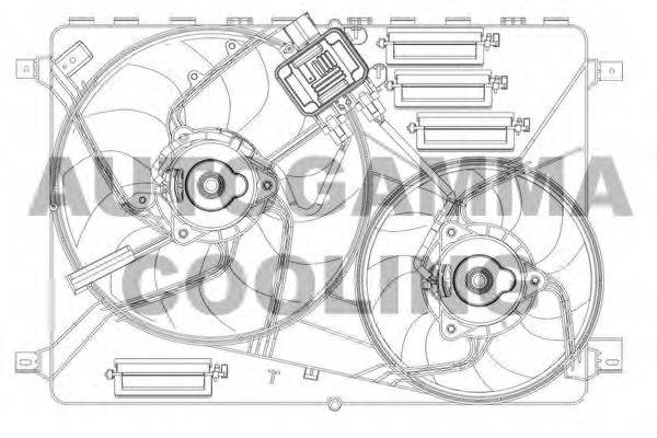 AUTOGAMMA GA200961 Вентилятор, охолодження двигуна