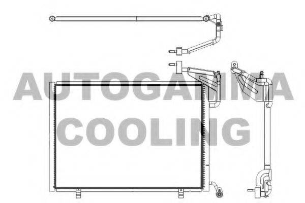 AUTOGAMMA 107148 Конденсатор, кондиціонер