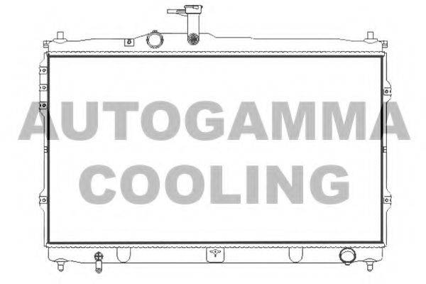 AUTOGAMMA 107391 Радіатор, охолодження двигуна