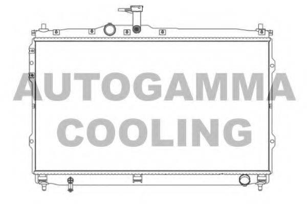 AUTOGAMMA 107392 Радіатор, охолодження двигуна