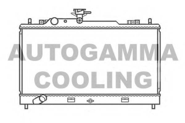 AUTOGAMMA 107426 Радіатор, охолодження двигуна