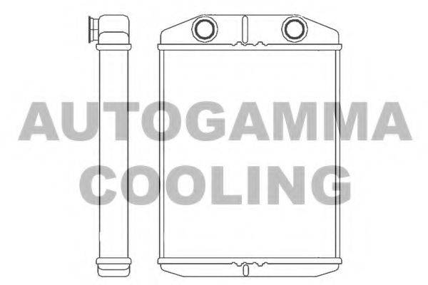 AUTOGAMMA 107147 Теплообмінник, опалення салону