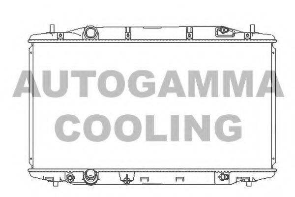 AUTOGAMMA 107531 Радіатор, охолодження двигуна