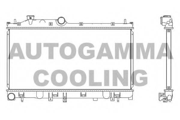 AUTOGAMMA 107532 Радіатор, охолодження двигуна