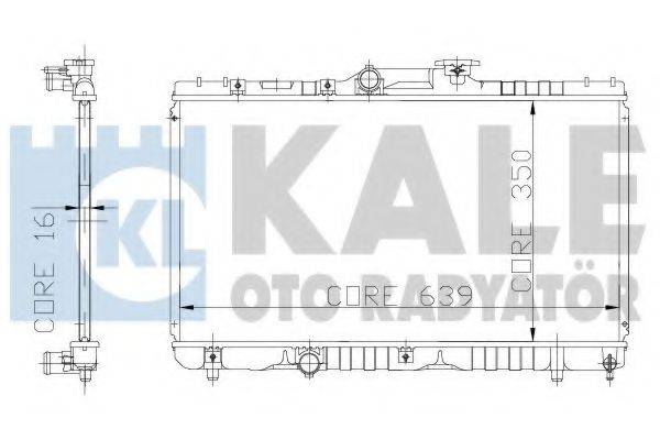 KALE OTO RADYATOR 117200 Радіатор, охолодження двигуна