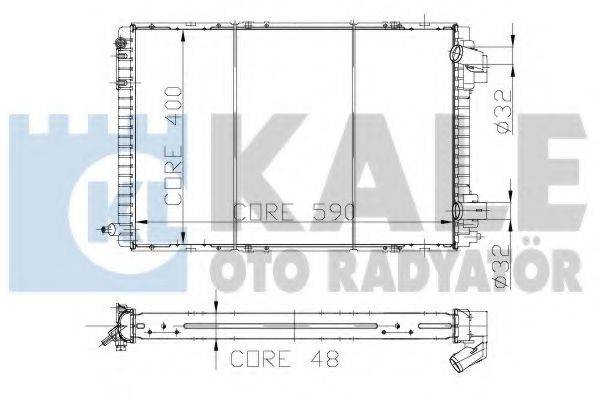 KALE OTO RADYATOR 146600 Радіатор, охолодження двигуна