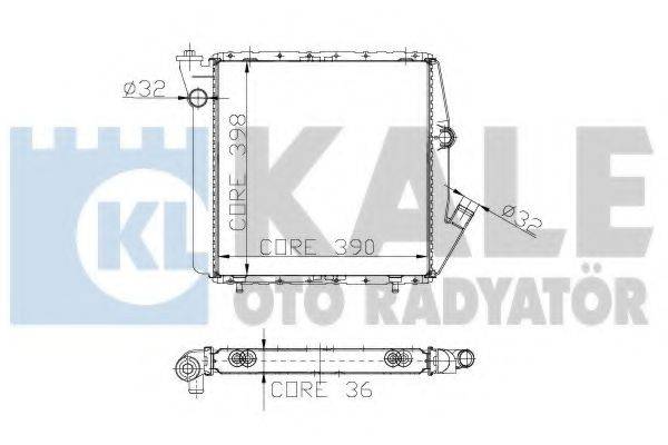 KALE OTO RADYATOR 153300 Радіатор, охолодження двигуна