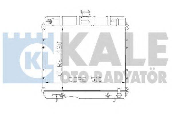 KALE OTO RADYATOR 170595 Радіатор, охолодження двигуна