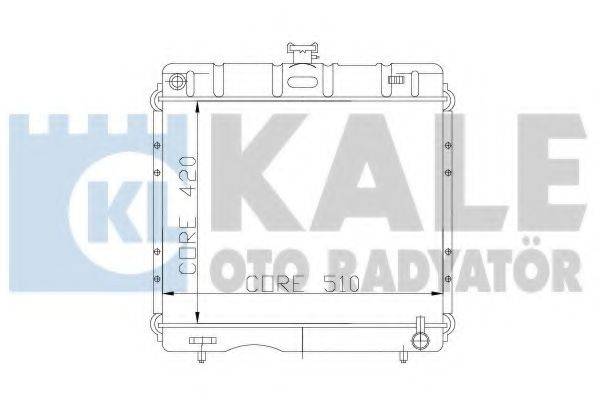 KALE OTO RADYATOR 172900 Радіатор, охолодження двигуна