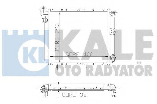 KALE OTO RADYATOR 229600 Радіатор, охолодження двигуна