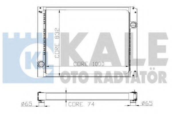 KALE OTO RADYATOR 262700 Радіатор, охолодження двигуна