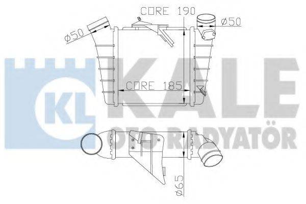 KALE OTO RADYATOR 342300 Інтеркулер