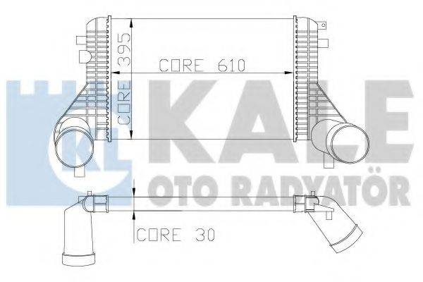 KALE OTO RADYATOR 342900 Інтеркулер