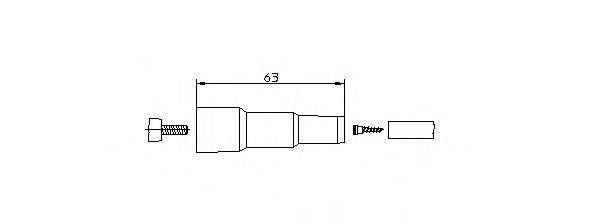 BREMI 10229N1 Вилка, свічка запалювання